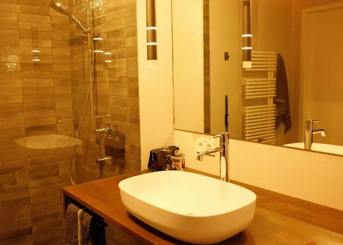 アパート Bluestar Am Storkower Inkl Badesteg Und Gartensauna シュトルコウ