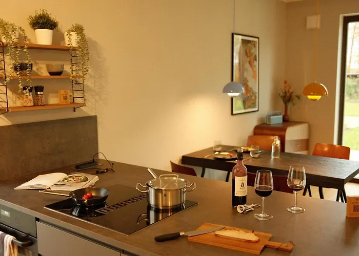 Bluestar Am Storkower Inkl Badesteg Und Gartensauna アパート *